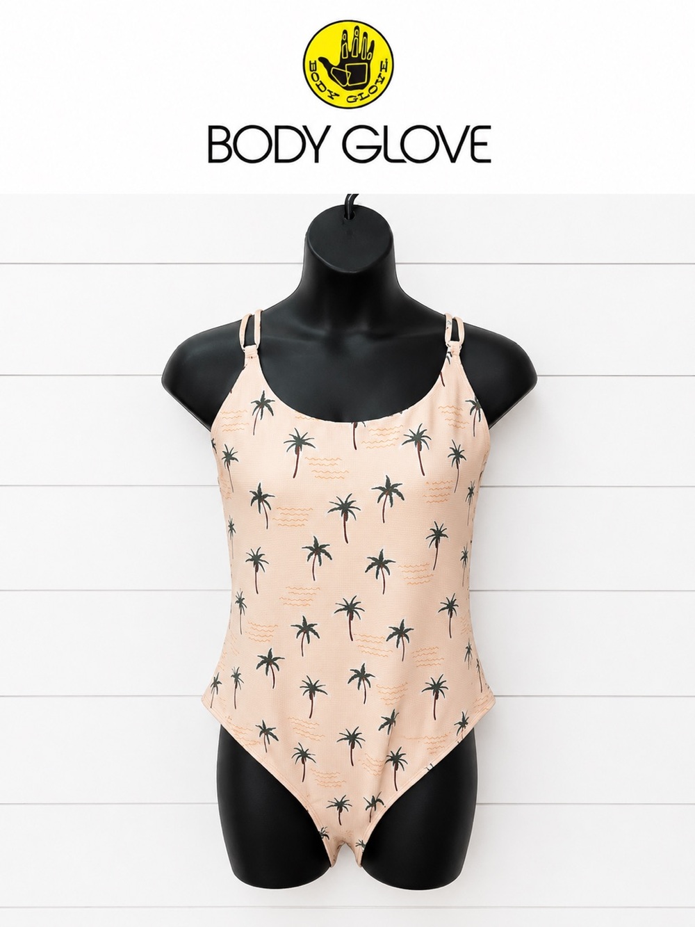 Body Glove Palm Print One-Piece Swimsuit – Pink – Size 3X